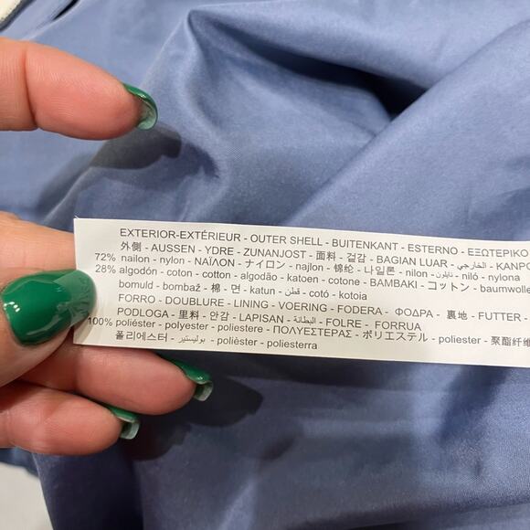 Zara Man Light Blue Lightweight Jacket Sz Large - Picture 6 of 9